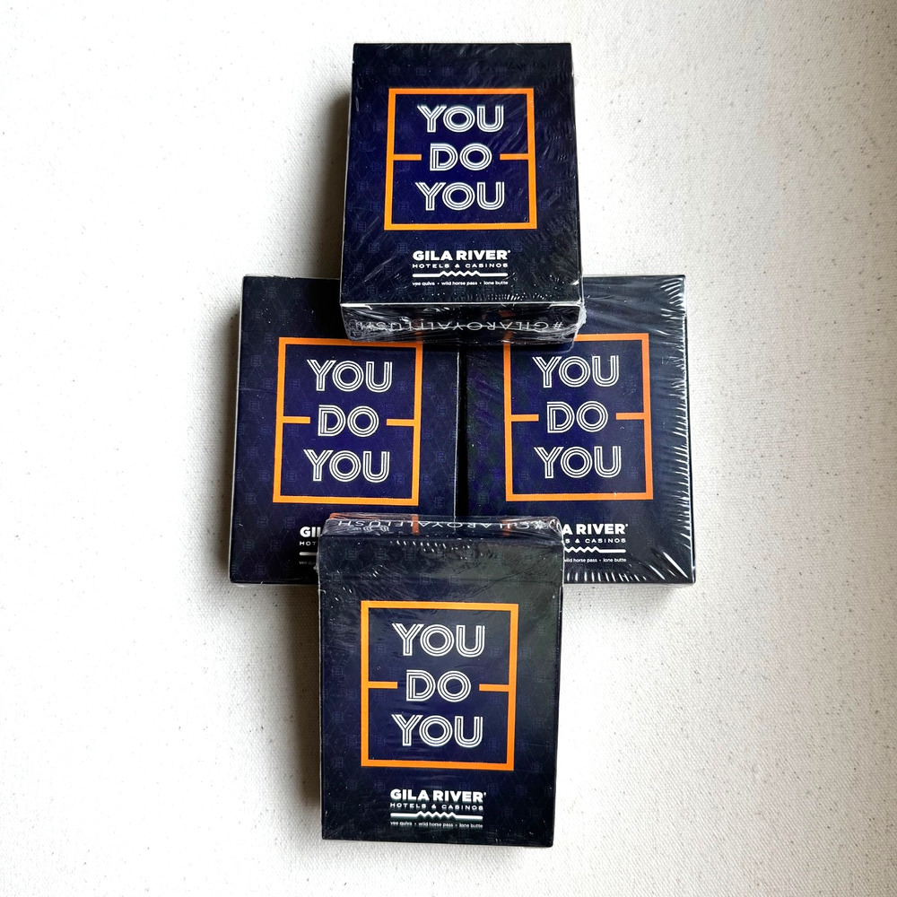 Gila River Casino Playing Cards - Lot of 4 Card Decks - New/Sealed